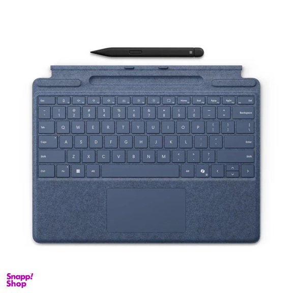 کیبورد تبلت مایکروسافت مدل Surface Pro Copilot Keyboard with Slim Pen 2 مناسب سرفیس Pro 8/Pro 9/Pro 10/Pro 11 به همراه قلم اسلیم 2