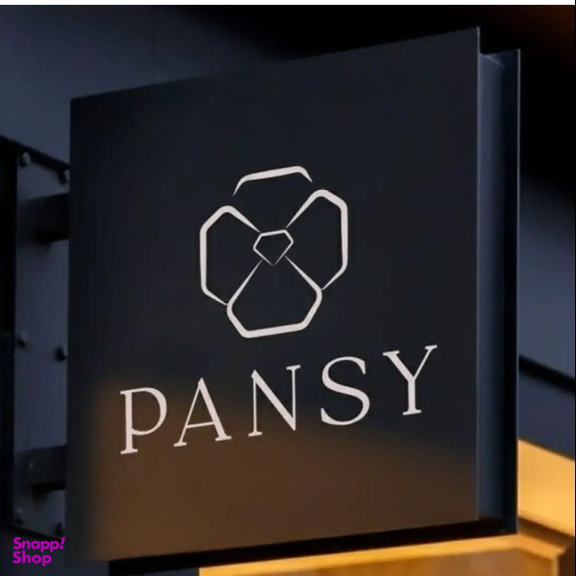 دستبند طلا 18 عیار زنانه پانسی طرح فانتزی کد Pe106066