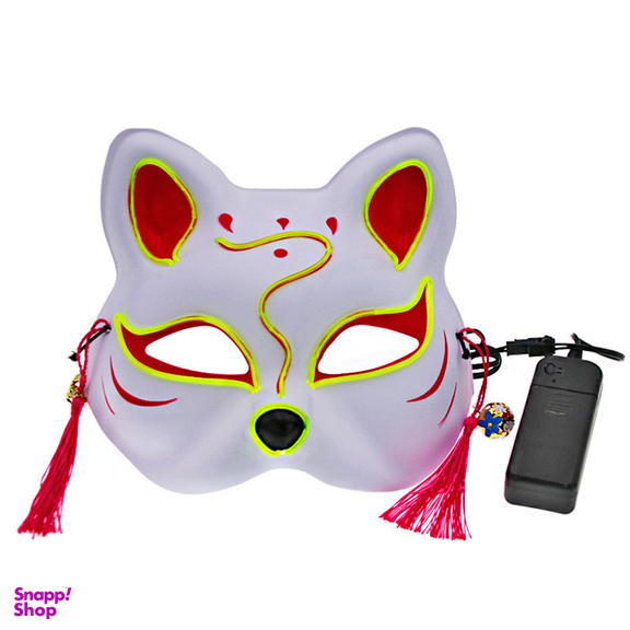 ماسک ایفای نقش مدل چراغ دار طرح روباه کد Neon1