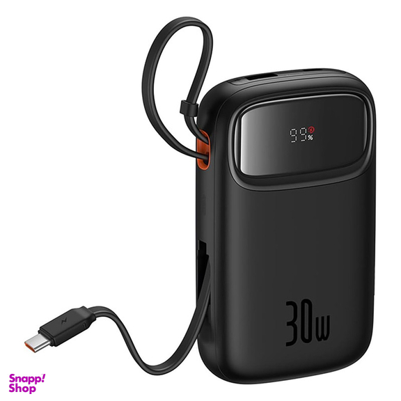 پاوربانک 30 وات بیسوس مدل QPow 2 ظرفیت 20000 میلی آمپر ساعت