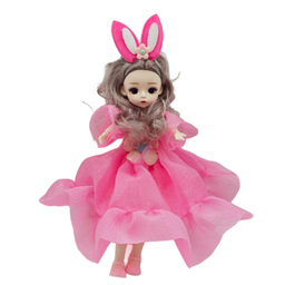 عروسک ناب سل مدل مفصلی موزیکال چراغدار ارتفاع 35 سانتی متر