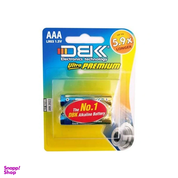 باتری نیم قلمی دی بی کی مدل LR03 Ultra PREMIUM بسته 6 عددی