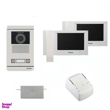 مجموعه در باز کن تصویری 7 اینچ سیماران مدل 73M دو واحدی