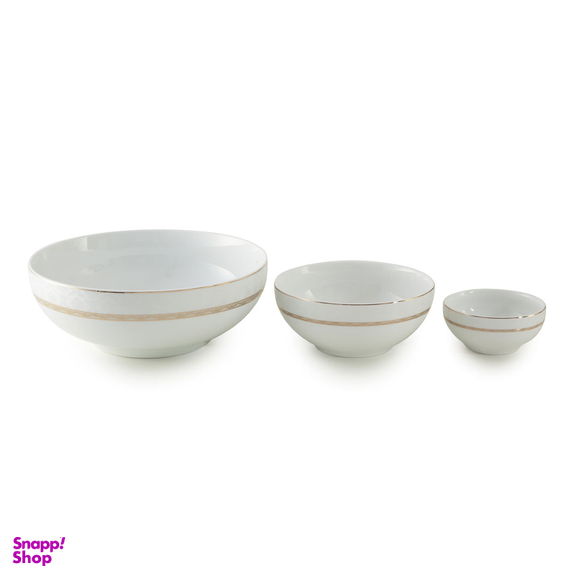 سرویس چینی 13 پارچه چینی زرین ایران مدل ایتالیا اف طرح هدیه طلایی درجه عالی