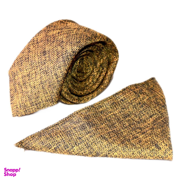 ست کراوات و دستمال جیب مردانه آیکت مدل محو