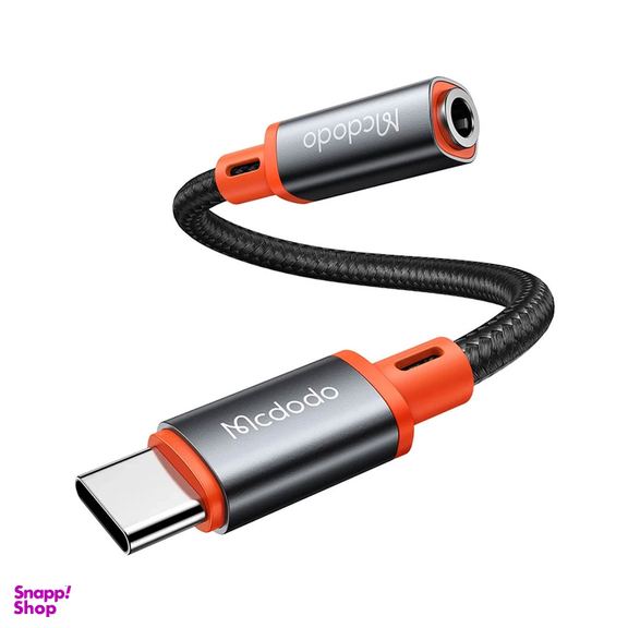 کابل تبدیل USB-C به جک 3.5 میلیمتری مک دودو مدل CA-7561 طول 11 سانتی متر
