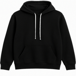 هودی زنانه کد D7609 رنگ مشکی