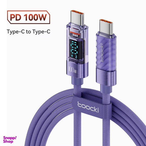 کابل Type-C توکی مدل 100W TQ-X36 طول 1 متر