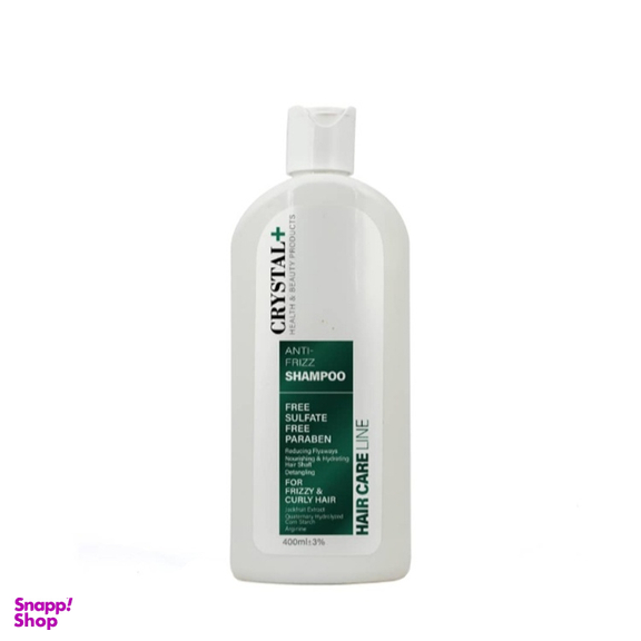 شامپو تقویت کننده مو کریستال مناسب موهای آسیب دیده حجم 400 میلی لیتر