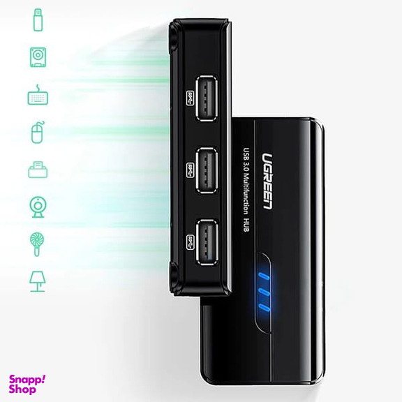 هاب 4 پورت USB-A 2.0 یوگرین کد 20264