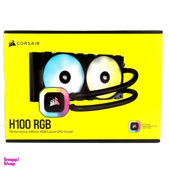 خنک کننده مایع پردازنده کورسیر مدل H100 RGB 240mm