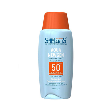 ضد آفتاب واتر ژل فاقد چربی بی رنگ آردن سولاریس مدل Aqua Newgen حجم 100 میلی لیتر