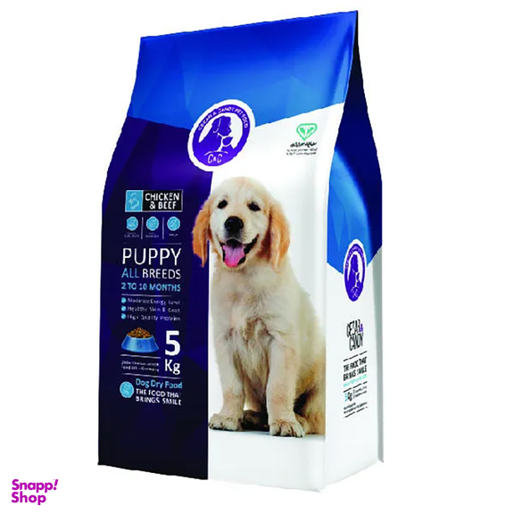 غذای خشک توله سگ سی اند سی مدل Puppy وزن 5 کیلوگرم