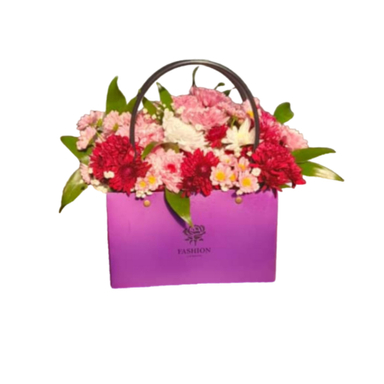 باکس گل طبیعی داوودی نارگل کد 02003