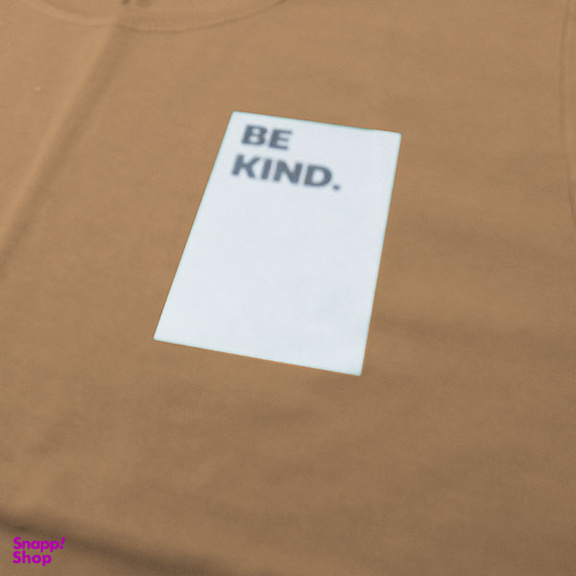 تیشرت زنانه طرح Be Kind مدل TBEBZH رنگ بژ