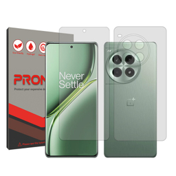 محافظ صفحه نمایش شفاف گوشی موبایل پرومیت مناسب وان پلاس Ace 3 Pro به همراه محافظ پشت گوشی