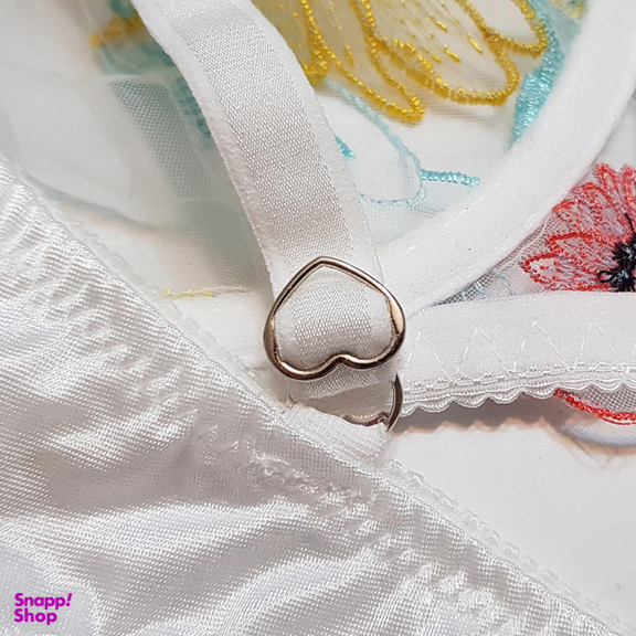 ست شورت و سوتین زنانه کارنا رز مدل فنردار کد 5167-5007 رنگ سفید