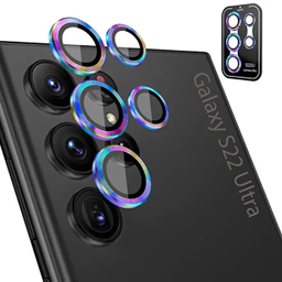 محافظ لنز دوربین بوف مدل Color Lenz Film مناسب برای گوشی موبایل سامسونگ Galaxy S22 Ultra