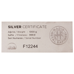 شمش نقره گالری تاج آبادی مدل T-1000