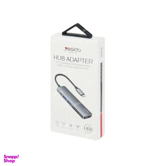 هاب 6 پورت USB-C یسیدو مدل HB11