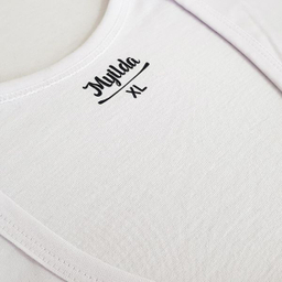 زیرپوش آستین دار مردانه ماییلدا مدل پنبه ای کد 4710-2 رنگ سفید بسته 2 عددی