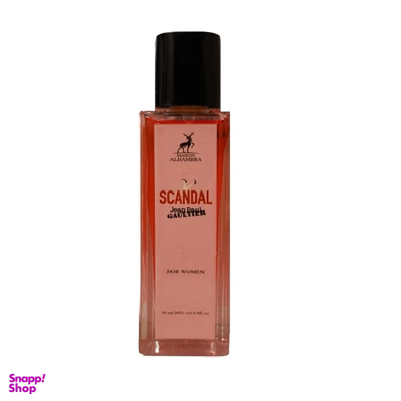 عطر جیبی زنانه الحمبرا مدل Scandal حجم 35 میلی لیتر
