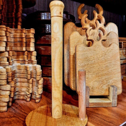 جای دستمال رولی چوبی کد 5654