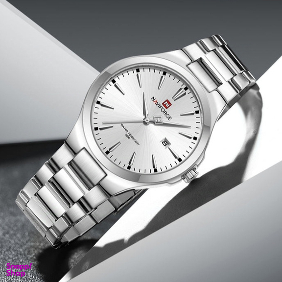 ساعت مچی عقربه ای مردانه نیوی فورس مدل NF 9214 S/W