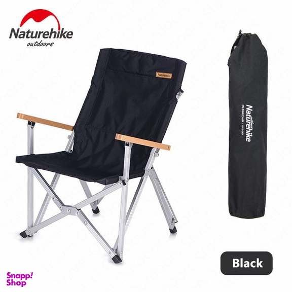 صندلی کمپینگ تاشو نیچرهایک مدل Folding Storage Chair کد NH19JJ004