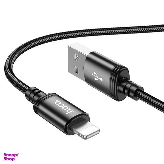 کابل دیتا USB به Lightning هوکو مدل X89 طول 1 متر