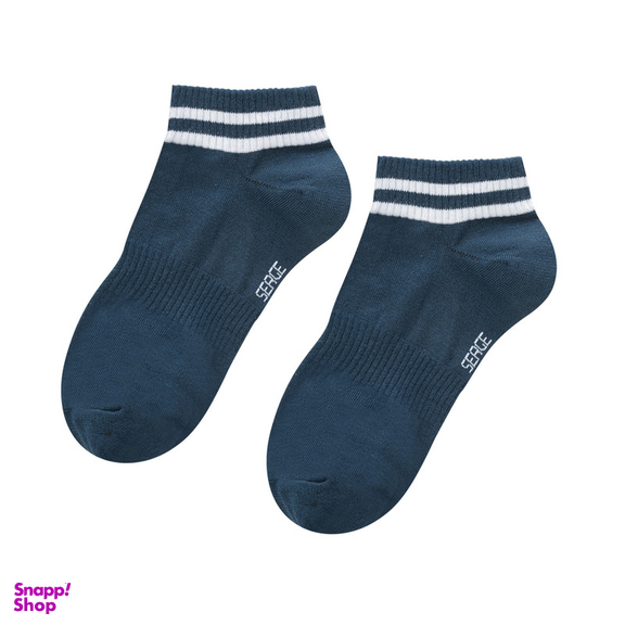 جوراب ساق کوتاه زنانه سرژه مدل 255160 رنگ کله غازی