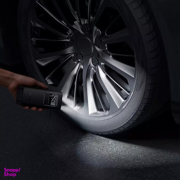 پمپ باد و چراغ قوه شارژی باسئوس مدل SuperMini Pro Series