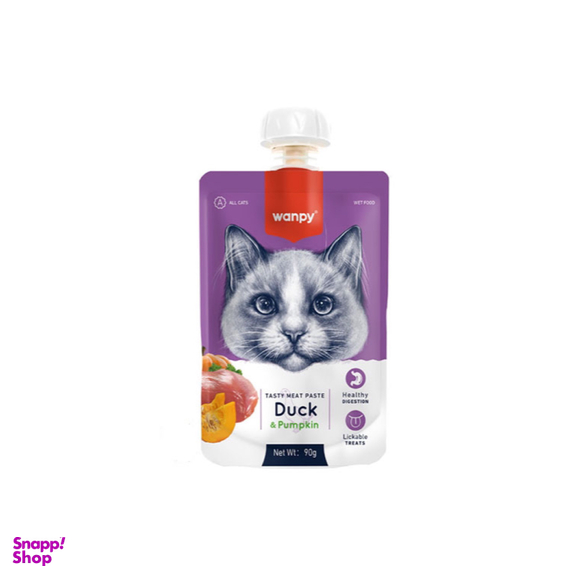 پودینگ گربه ونپی مدل duck and pumpkin وزن 90 گرم
