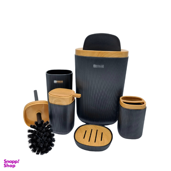 ست سرویس بهداشتی 5 پارچه کنتراست مدل روما کد 7900