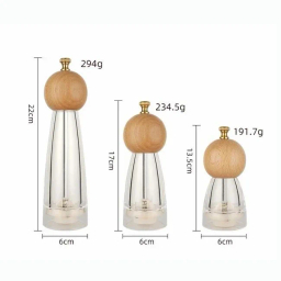 فلفل ساب و نمک ساب مدل گریندر مجموعه 3 عددی