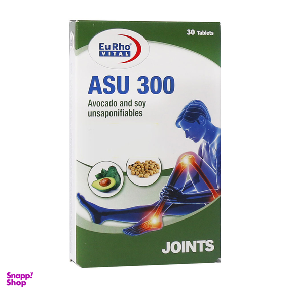 قرص یورو ویتال مدل آسو 300 میلی گرم بسته ۳۰ عددی