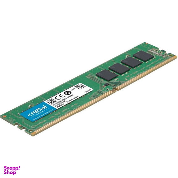 رم دسکتاپ DDR4 تک کاناله 3200 مگاهرتز CL22 کروشیال مدل PC4-25600 ظرفیت 16 گیگابایت