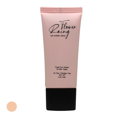 کرم ضد آفتاب رنگی رینی فلاور مدل فاقد چربی spf50 شماره rs101 حجم 30 میلی لیتر