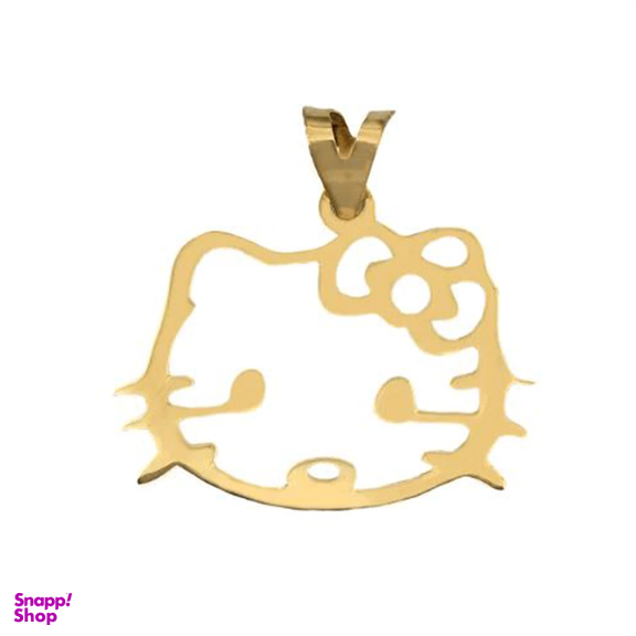 پلاک طلا 18 عیار زنانه مدل هلو کیتی sh0392