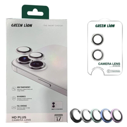 محافظ لنز دوربین گوشی موبایل گرین لاین مدل HD Plus Camera Lens مناسب اپل iPhone 17