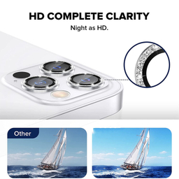 محافظ لنز دوربین بوف مدل Diamond-Luxury مناسب برای گوشی موبایل اپل iPhone 13 Pro Max / iPhone 13 Pro