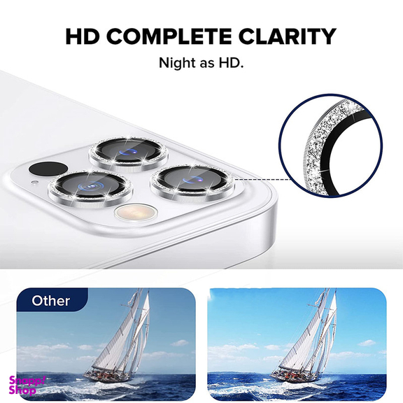 محافظ لنز دوربین بوف مدل Diamond-Luxury مناسب برای گوشی موبایل اپل iPhone 13 Pro Max / iPhone 13 Pro