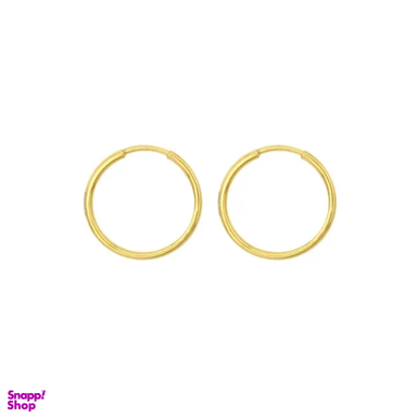 گوشواره طلا 18 عیار زنانه گوزن مدل حلقه ای کد bdy64