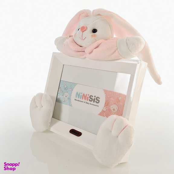 قاب عکس کودک نی نی سیس مدل خرگوش رابیت کد 13x18 PNK