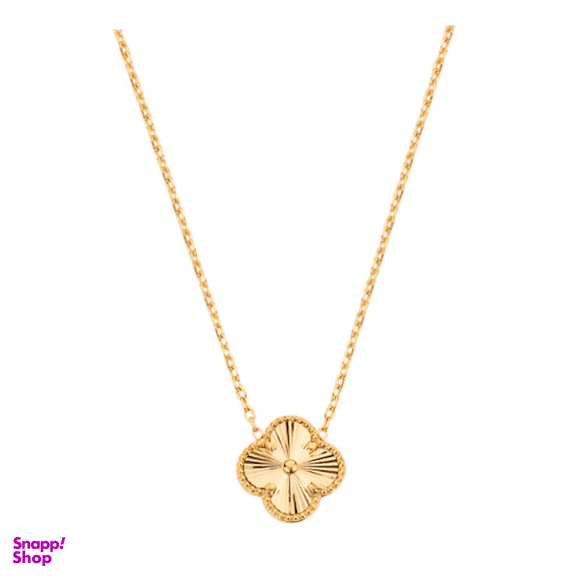 گردنبند طلا 18 عیار زنانه تی گلد طرح ونکلیف کد 00171