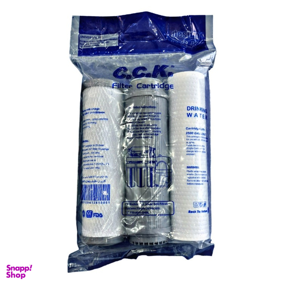 فیلتر دستگاه تصفیه کننده آب سی سی کا مدل 3stages مجموعه 3 عددی