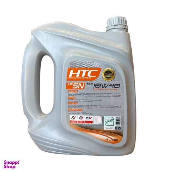 روغن موتور سیکلت اچ تی سی HTC مدل 10W40 SN حجم 4 لیتر