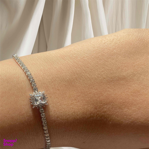 دستبند نقره تنیس گالری فرشته کد 2008