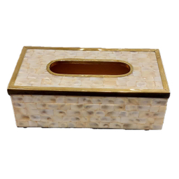 جعبه دستمال کاغذی برنجی کد 511