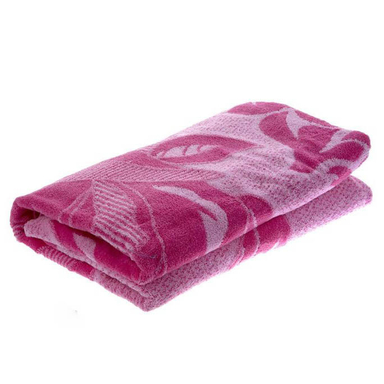 حوله حمام هنر طرح گلها سایز 75x135 سانتی‌متر